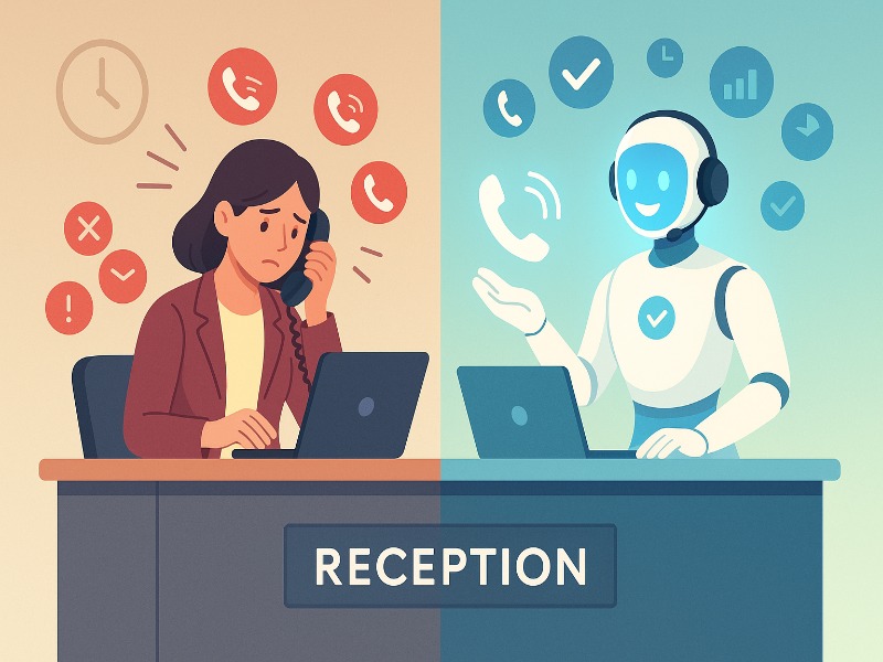 The Real Cost of Missed Calls: How Human-AI Collaboration Models Transform Business Reception