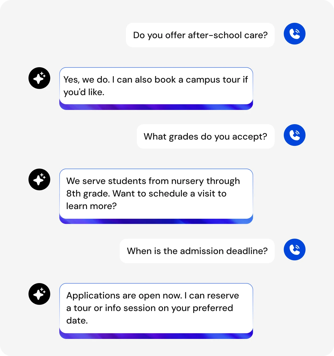 AI-Receptionist-for-Enrollment-Questions-Campus-Visit-Scheduling