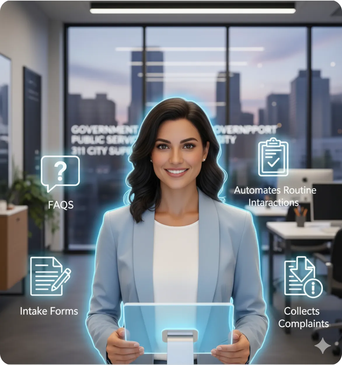 AI Receptionist for Non-Emergency Government Helplines