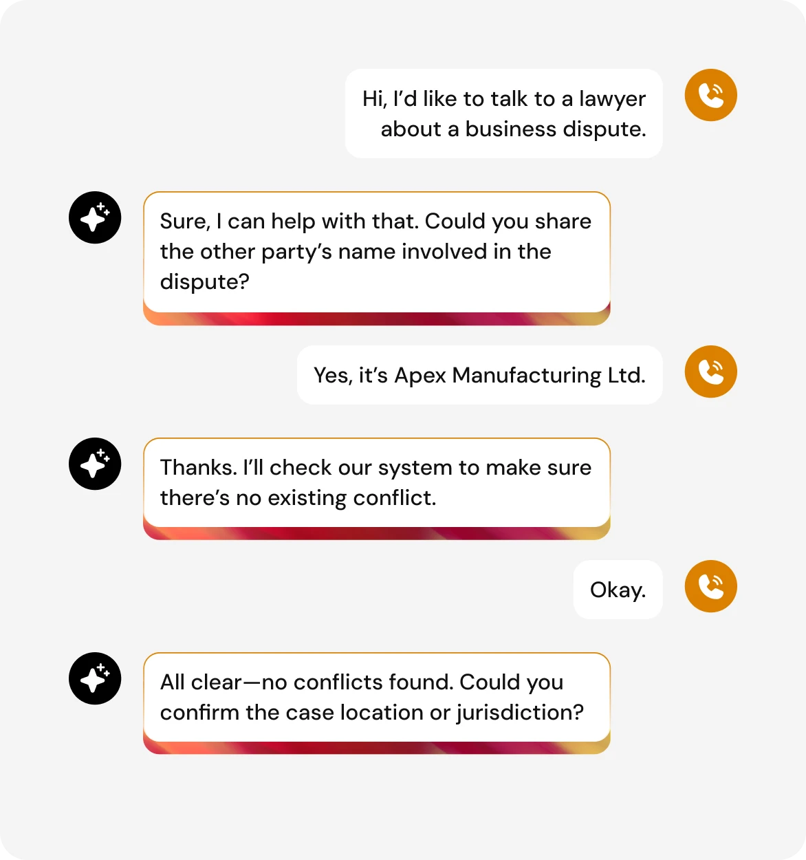 Conducts-Intelligent-Legal-Intake-with-Conflict-Screening
