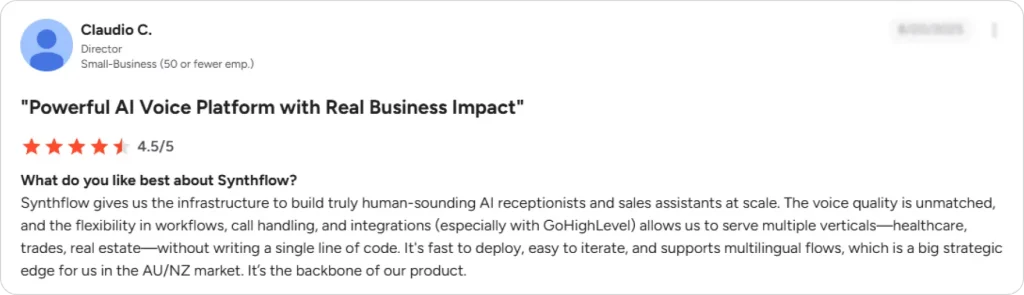 Highly scalable platform