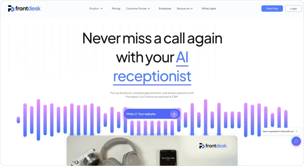 My AI Front Desk (AI Phone Receptionist)