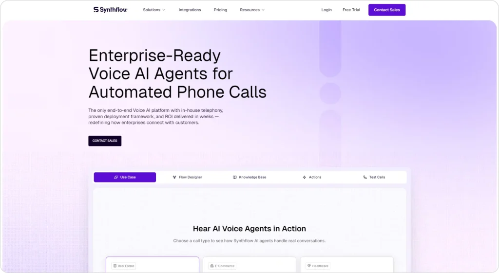 Synthflow AI (Virtual AI Receptionist)