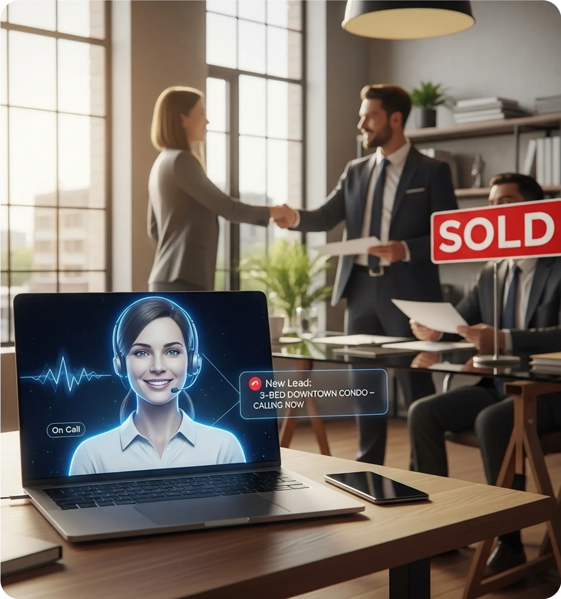 AI Receptionist for Real Estate Agents & Brokerages
