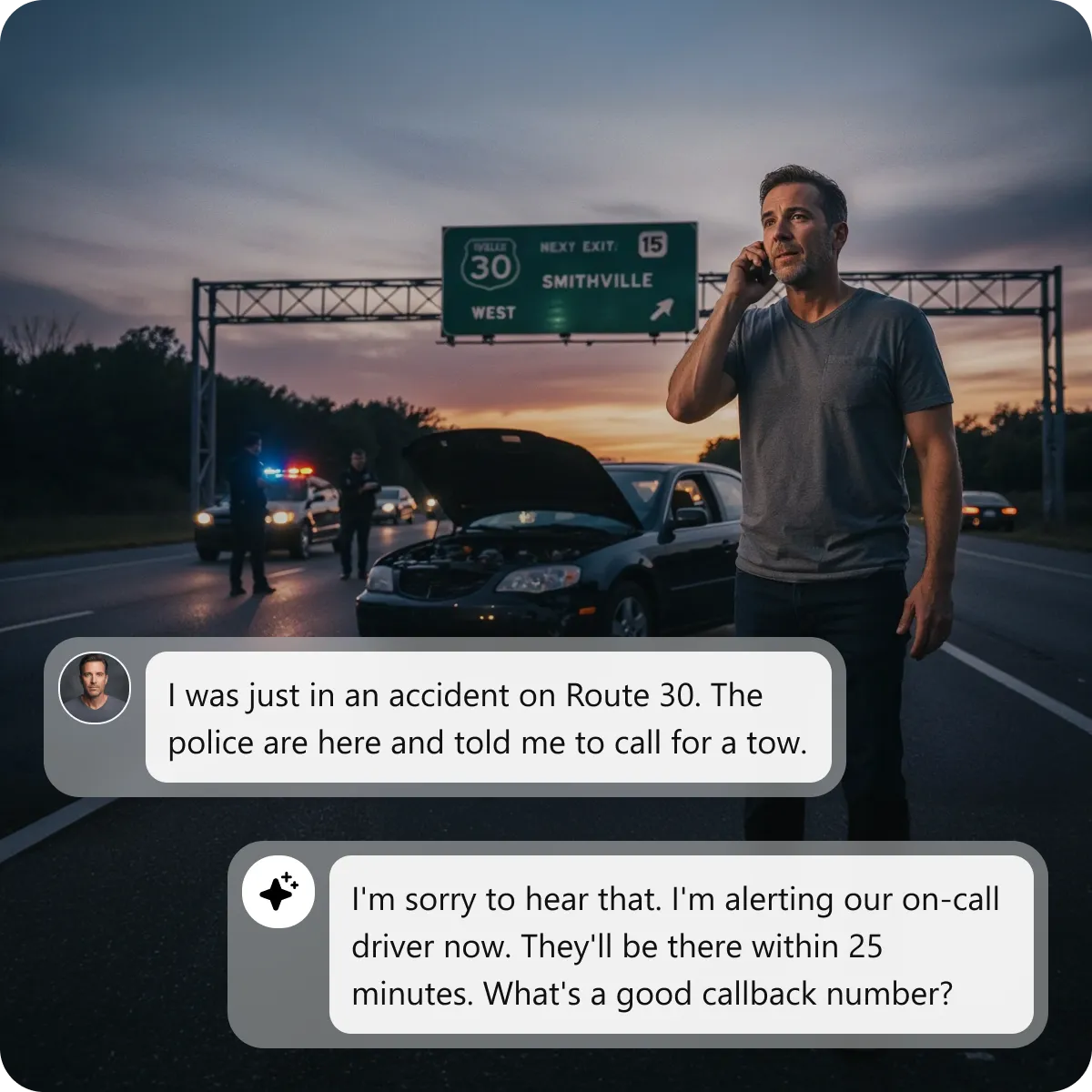 Automatically Identify Emergencies and Route to Drivers