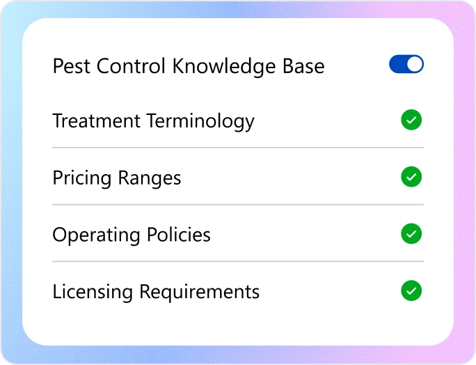 Upload Pest Control Knowledge