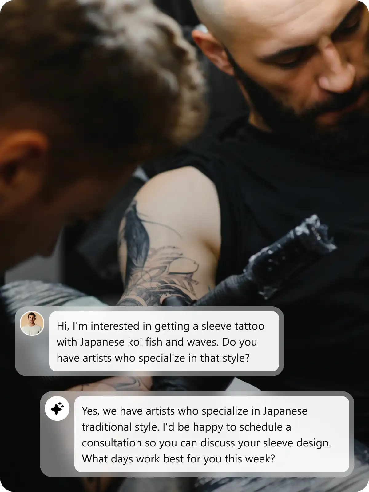 Tattoo AI Answering Service