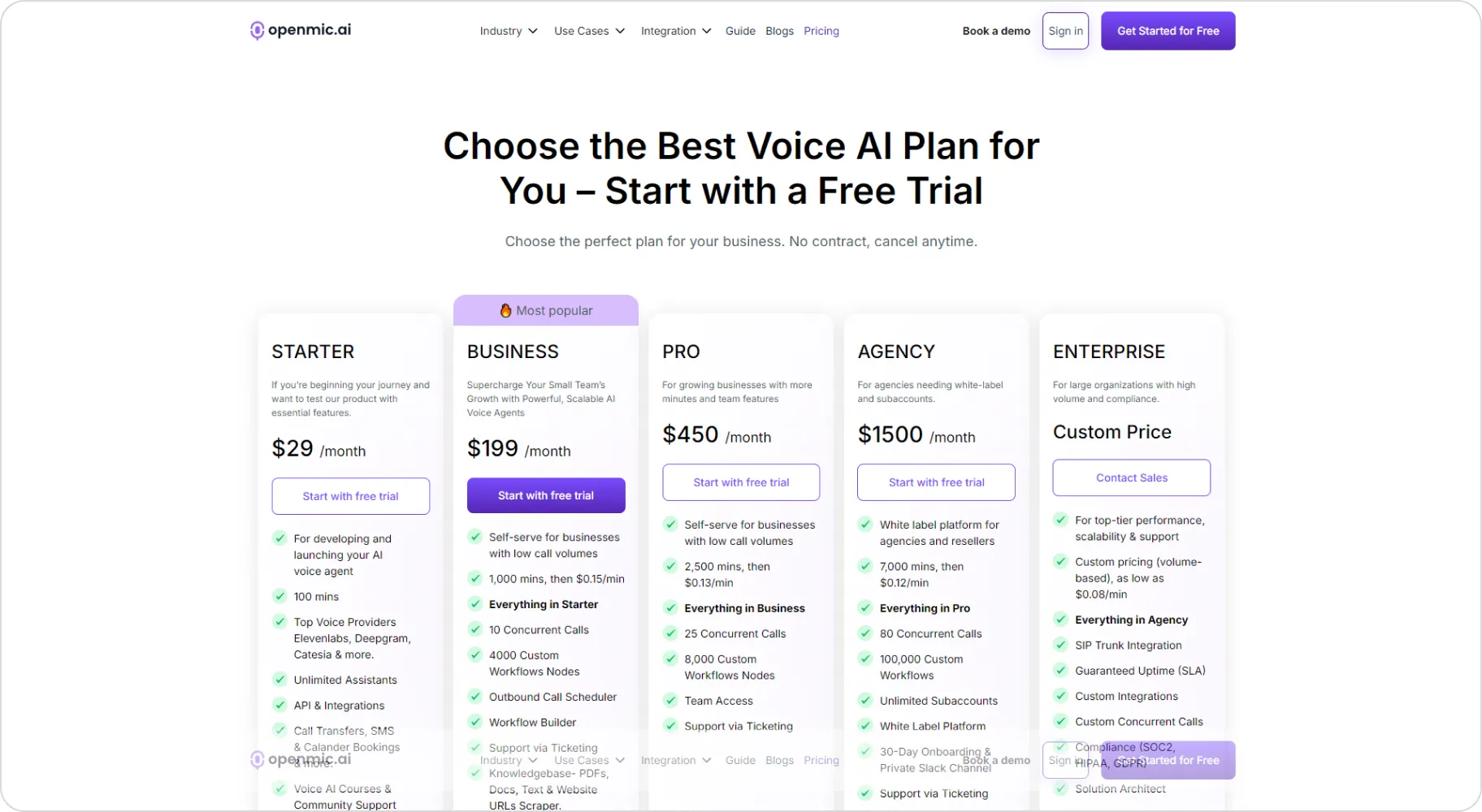 OpenMic ai Pricing