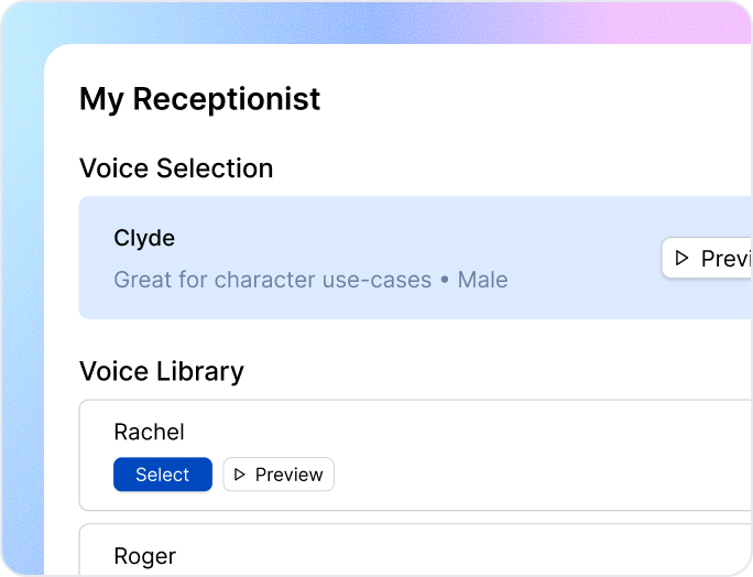 Train Your Receptionist