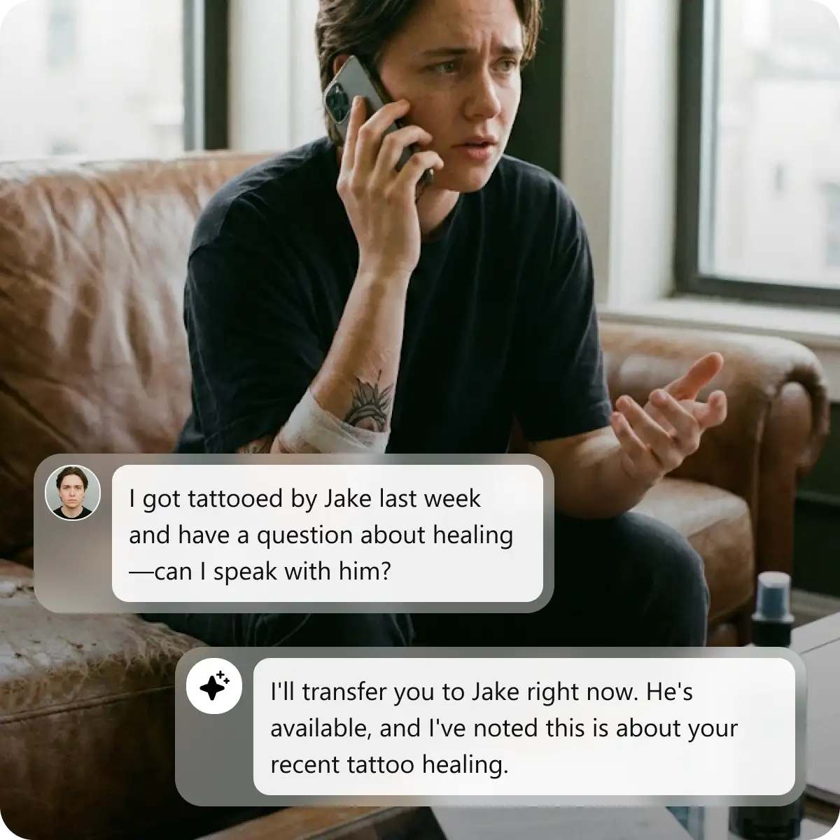 Transfer Calls to the Right Artist Automatically